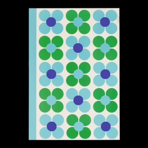 A5 notebook - Blue and green Daisy