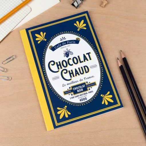 A5 notebook - Cafe de Paris CHOCOLAT CHAUD