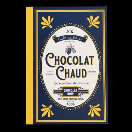A5 notebook - Cafe de Paris CHOCOLAT CHAUD