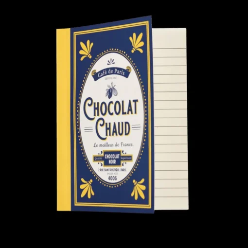 A6 notebook - Cafe de Paris CHOCOLAT CHAUD