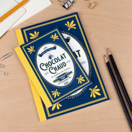 A5 notebook - Cafe de Paris CHOCOLAT CHAUD