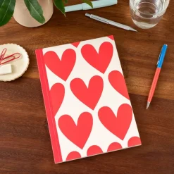 A5 notebook - Hearts
