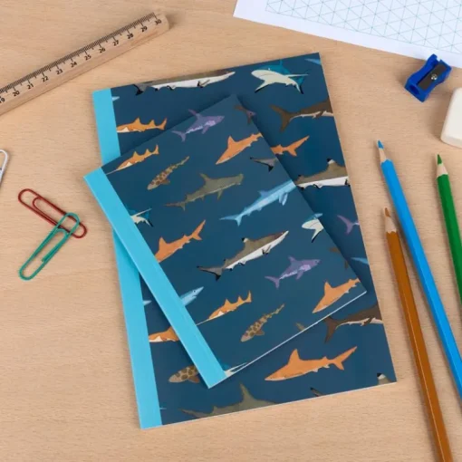 A5 notebook - Sharks