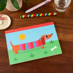 A5 notebook - Sunny Sausage Dog