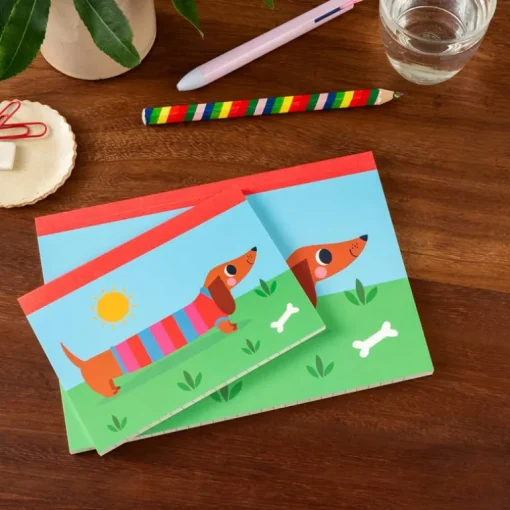 A5 notebook - Sunny Sausage Dog
