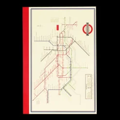 A5 notebook - TfL Heritage Tube Map