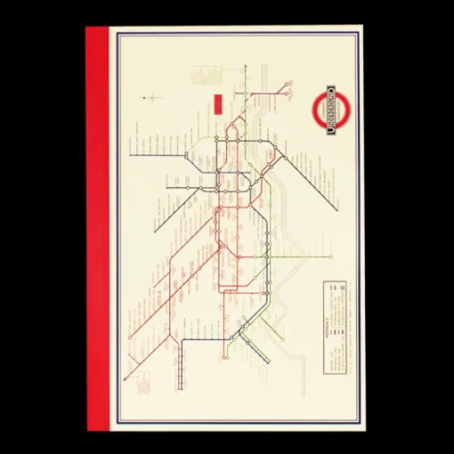 A5 notebook - TfL Heritage Tube Map