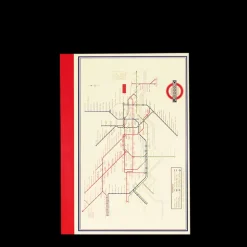 A6 notebook - TfL Heritage Tube Map