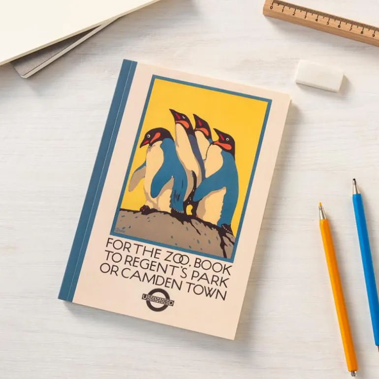 A5 notebook - TfL Vintage Poster "For the Zoo…"