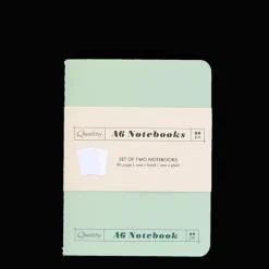 A6 notebooks (set of 2) - Green & aqua