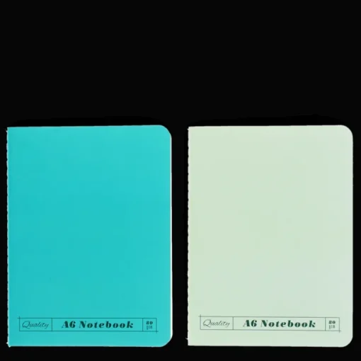 A6 notebooks (set of 2) - Green & aqua