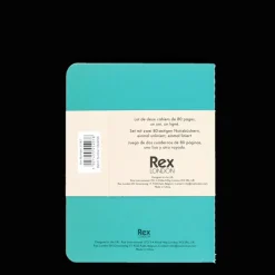 A6 notebooks (set of 2) - Green & aqua
