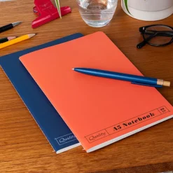 A5 notebooks (set of 2) - Orange & blue