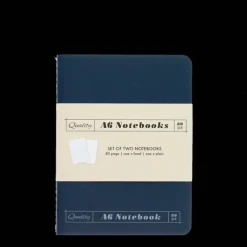 A6 notebooks (set of 2) - Orange & blue
