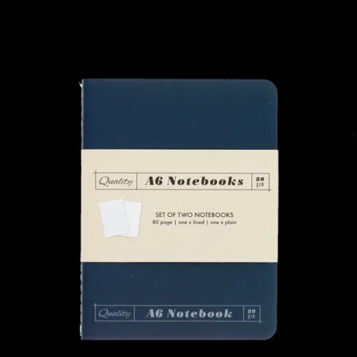 A6 notebooks (set of 2) - Orange & blue