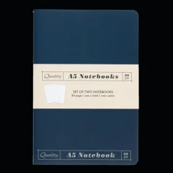 A5 notebooks (set of 2) - Orange & blue