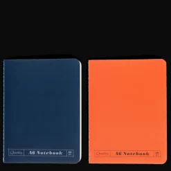 A6 notebooks (set of 2) - Orange & blue