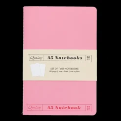 A5 notebooks (set of 2) - Pinks