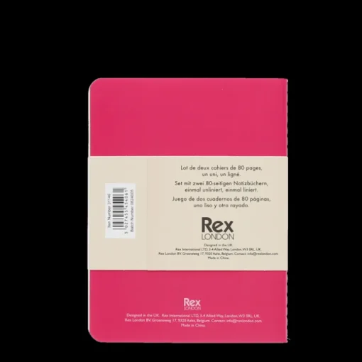 A6 notebooks (set of 2) - Pinks