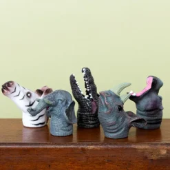 Animal finger puppets (set of 5) - Safari