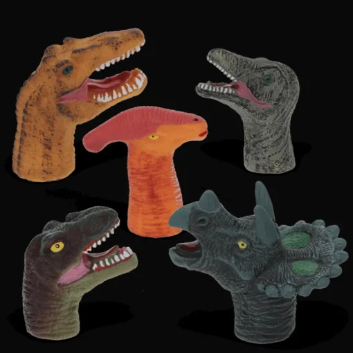 Animal finger puppets (set of 5) - Dinosaur
