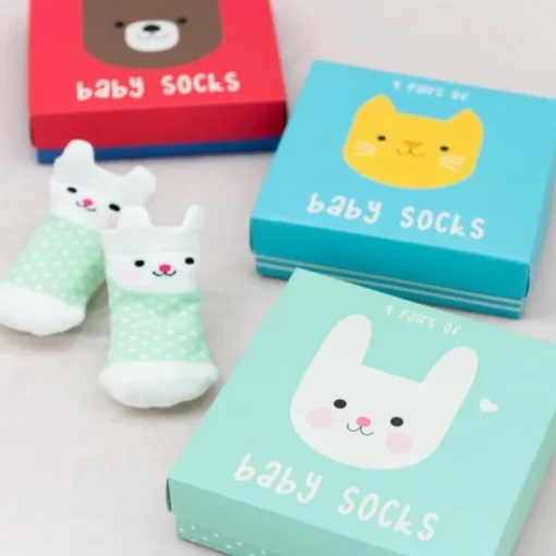 Baby socks (4 pairs) - Bear
