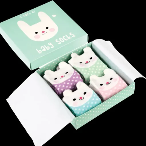 Baby socks (4 pairs) - Bonnie the Bunny