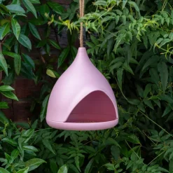 Bamboo fibre bird feeder - Pink