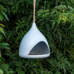 Bamboo fibre bird feeder - Blue