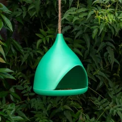 Bamboo fibre bird feeder - Green