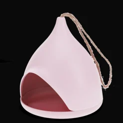 Bamboo fibre bird feeder - Pink