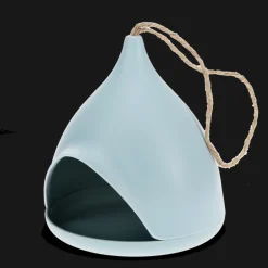 Bamboo fibre bird feeder - Blue