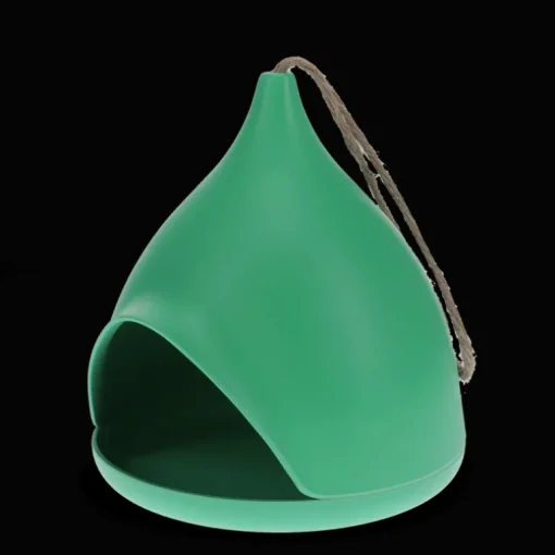 Bamboo fibre bird feeder - Green