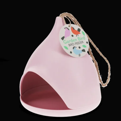 Bamboo fibre bird feeder - Pink
