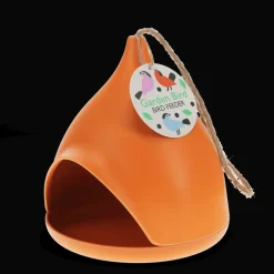 Bamboo fibre bird feeder - Orange