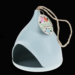 Bamboo fibre bird feeder - Blue