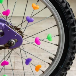 Bicycle spoke hearts - Fairies in the Garden