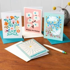 Birthday card - Flower power