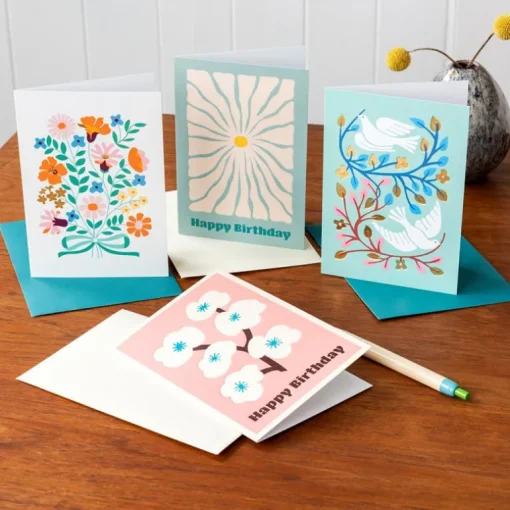Birthday card - Flower power