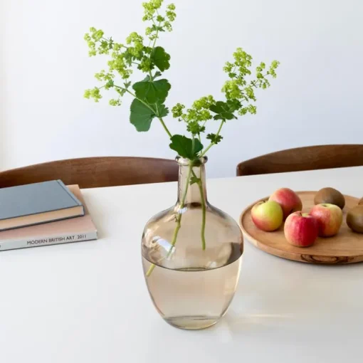 Bottle vase (25cm) - Amber