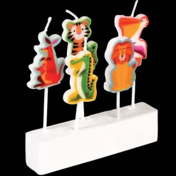 Cake candles (pack of 5) - Colourful Creatures