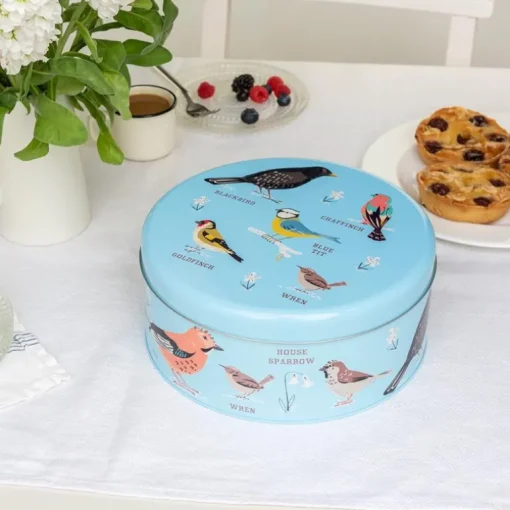 Cake storage tin - Garden Birds