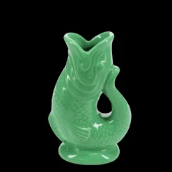 Ceramic fish vase - Green
