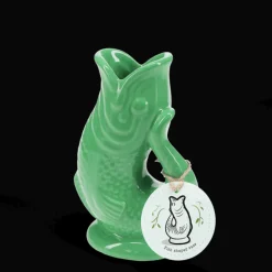 Ceramic fish vase - Green