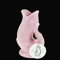Ceramic fish vase - Pink