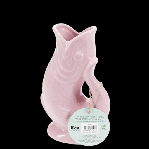 Ceramic fish vase - Pink