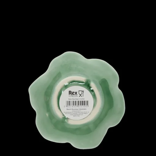 Ceramic flower bowl 9cm - Green