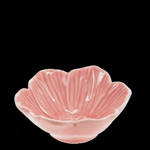 Ceramic flower bowl 9cm - Pink