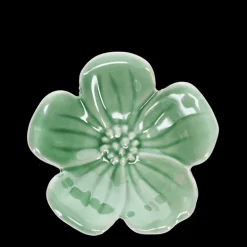 Ceramic flower dish 11cm - Green