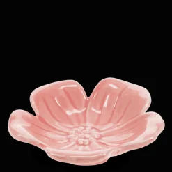Ceramic flower dish 11cm - Pink